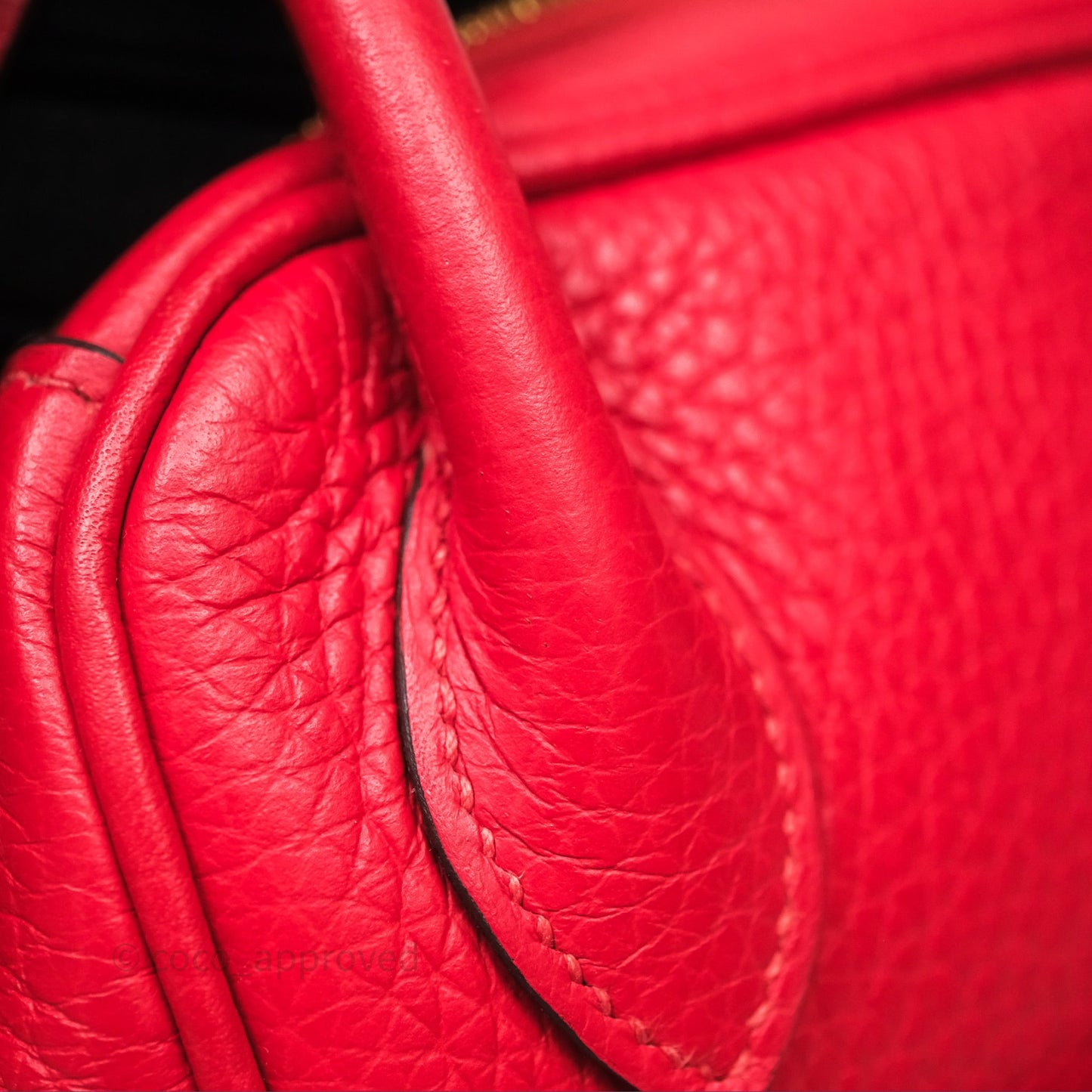 Hermes Lindy 26 Rouge Tomate S5 Taurillon Clemence Gold Hardware
