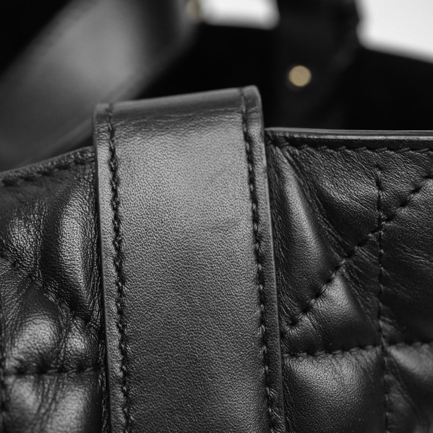 Christian Dior Medium Dior Toujours Bag Black Macrocannage Calfskin