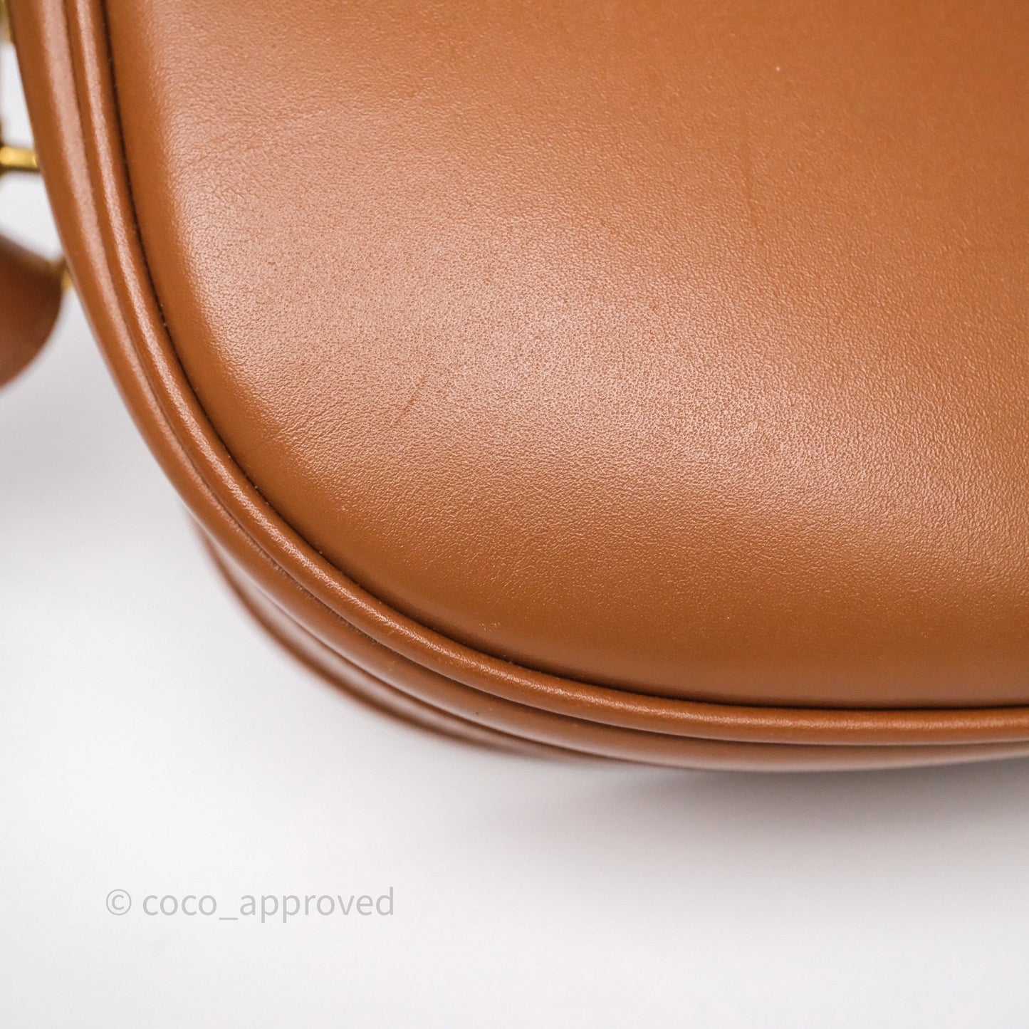 Christian Dior Medium Bobby Bag Brown Calfskin Gold Hardware