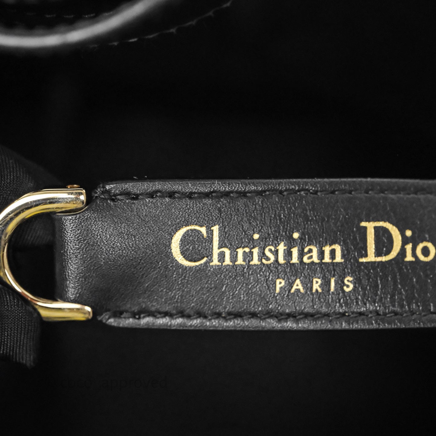 Christian Dior Medium Dior Toujours Bag Black Macrocannage Calfskin
