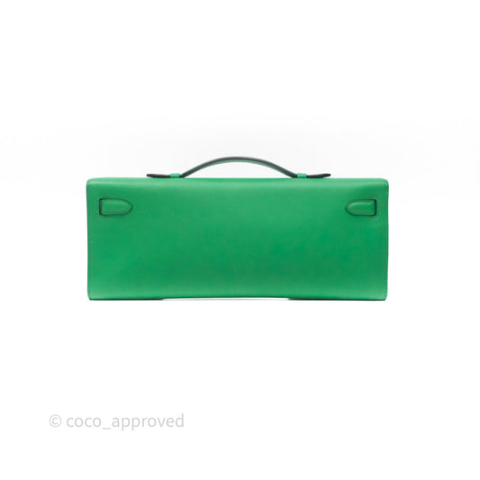 Hermes Kelly Cut Bamboo Swift Palladium Hardware