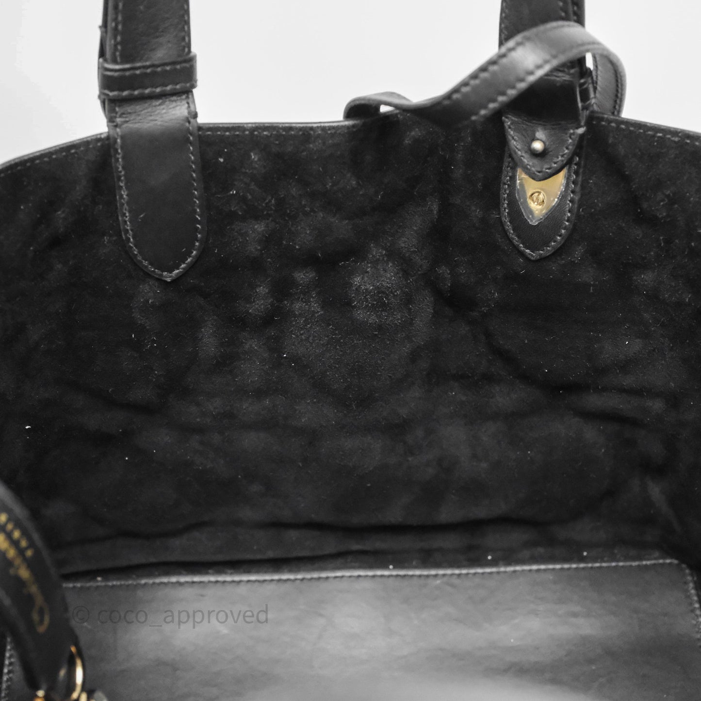 Christian Dior Medium Dior Toujours Bag Black Macrocannage Calfskin