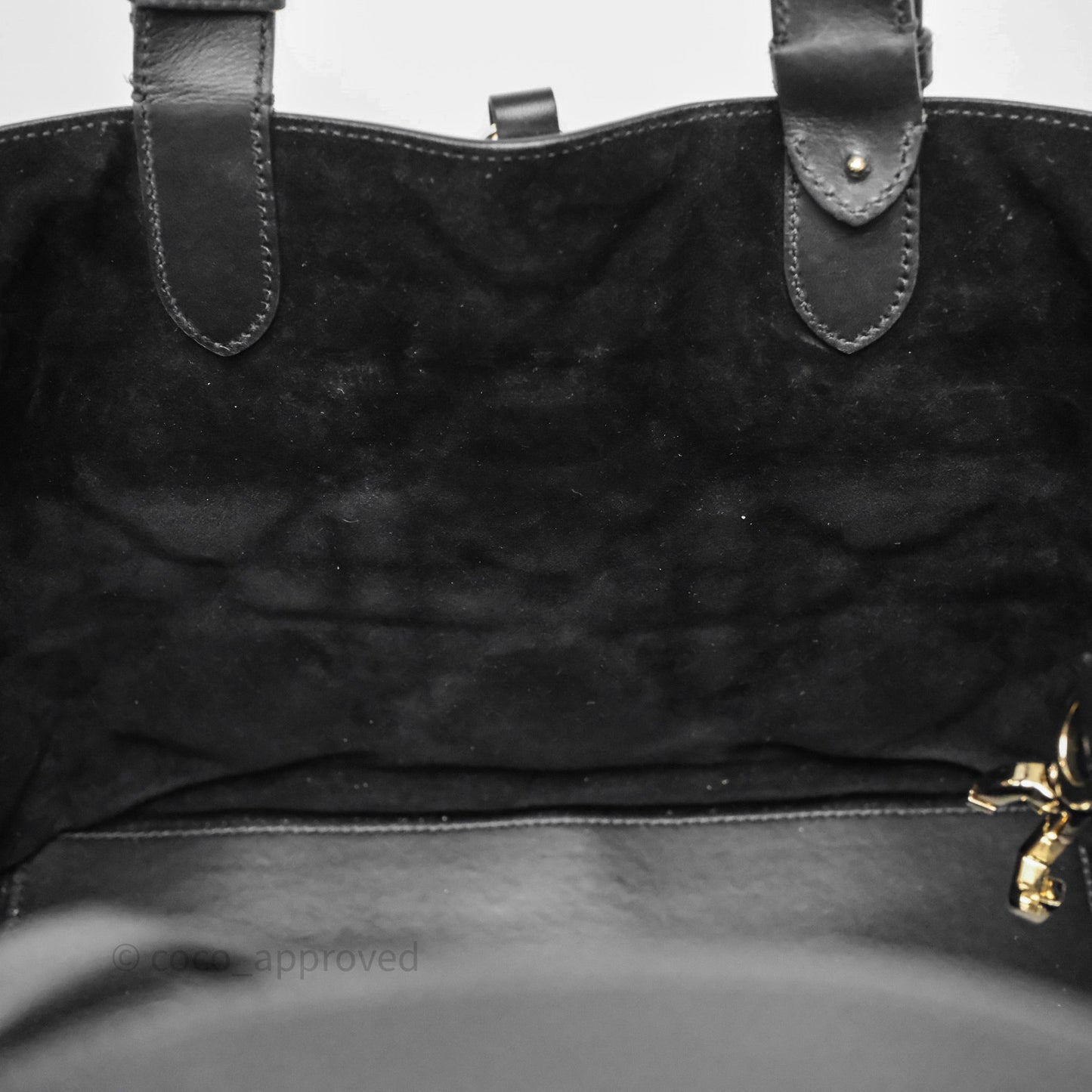 Christian Dior Medium Dior Toujours Bag Black Macrocannage Calfskin