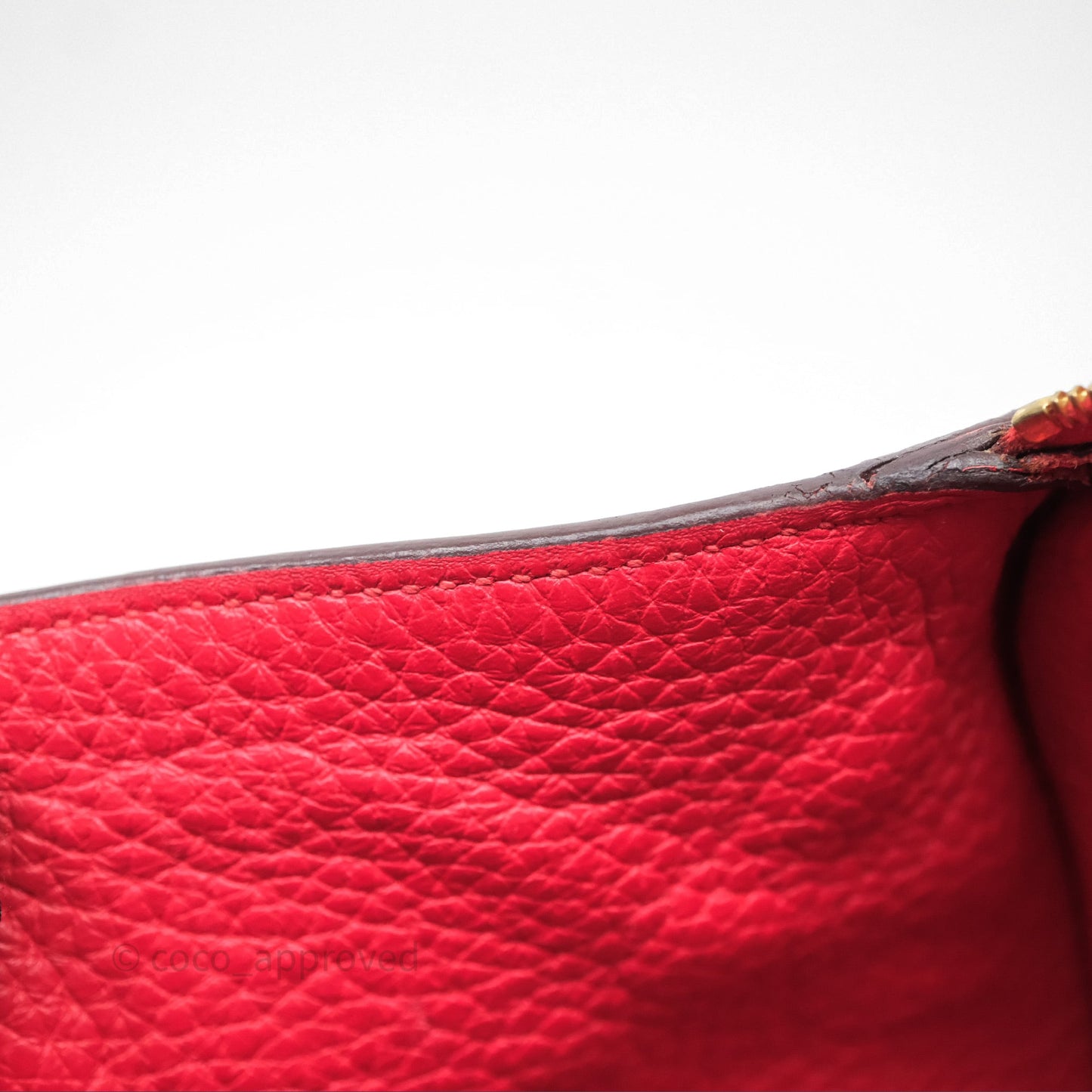 Hermes Lindy 26 Rouge Tomate S5 Taurillon Clemence Gold Hardware