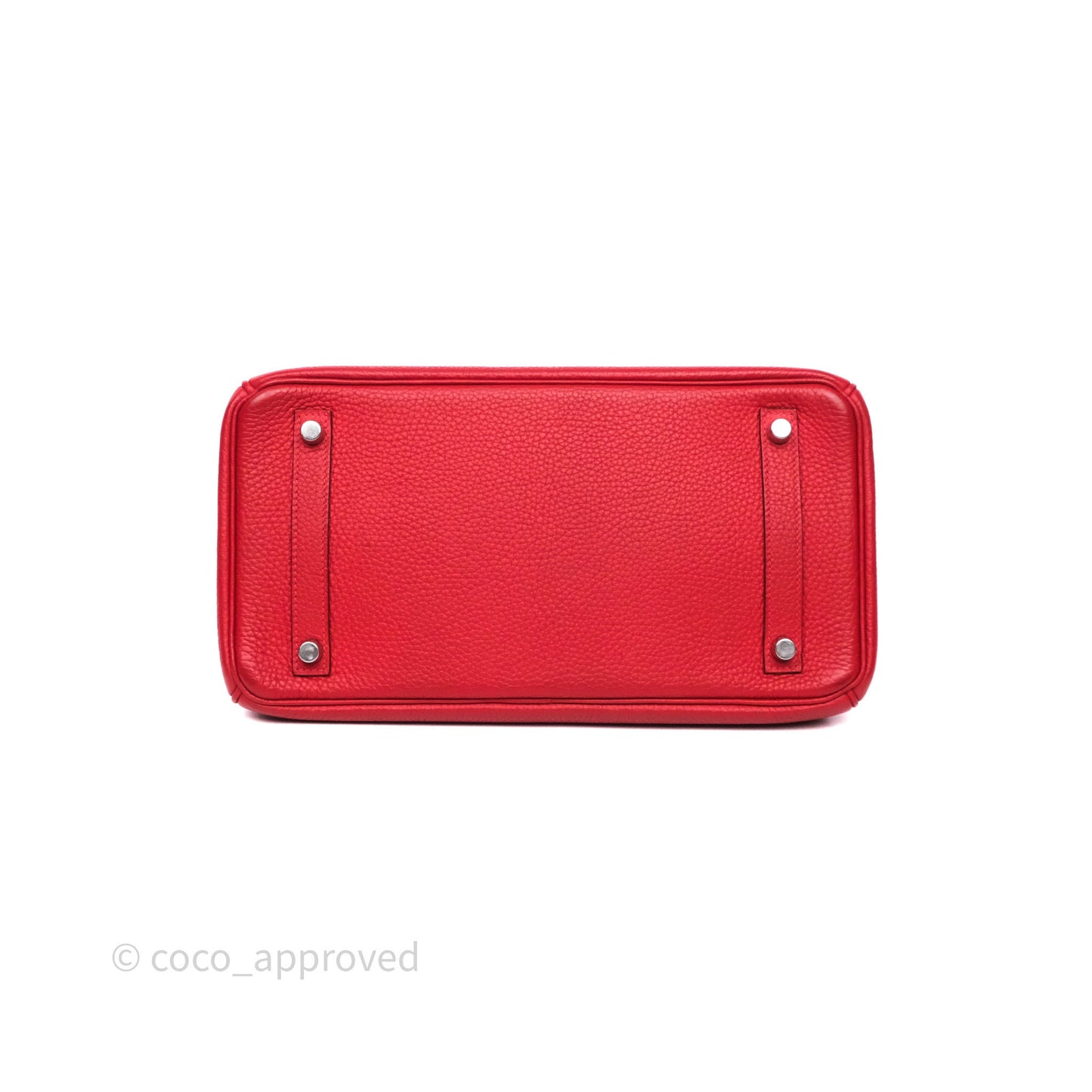 Hermès Birkin 30 Rouge Clemence Palladium Hardware
