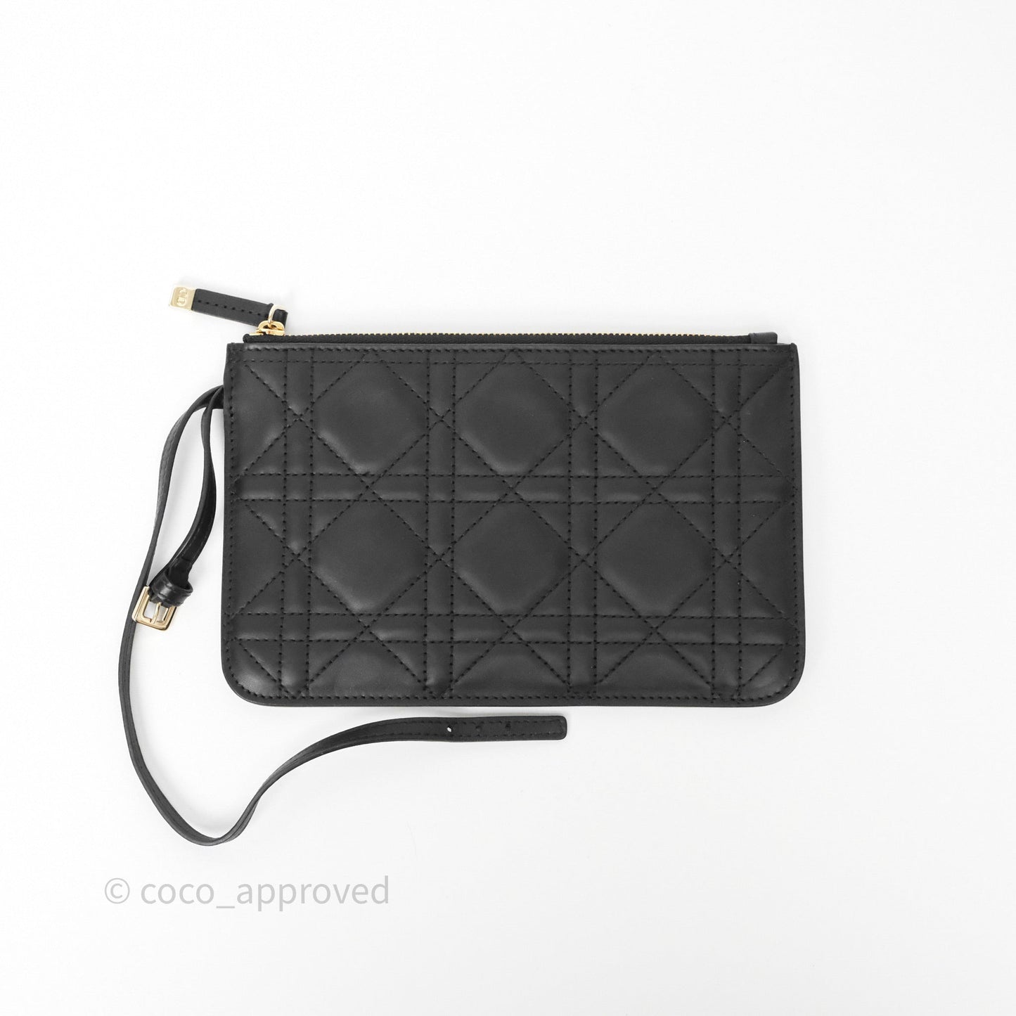 Christian Dior Medium Dior Toujours Bag Black Macrocannage Calfskin