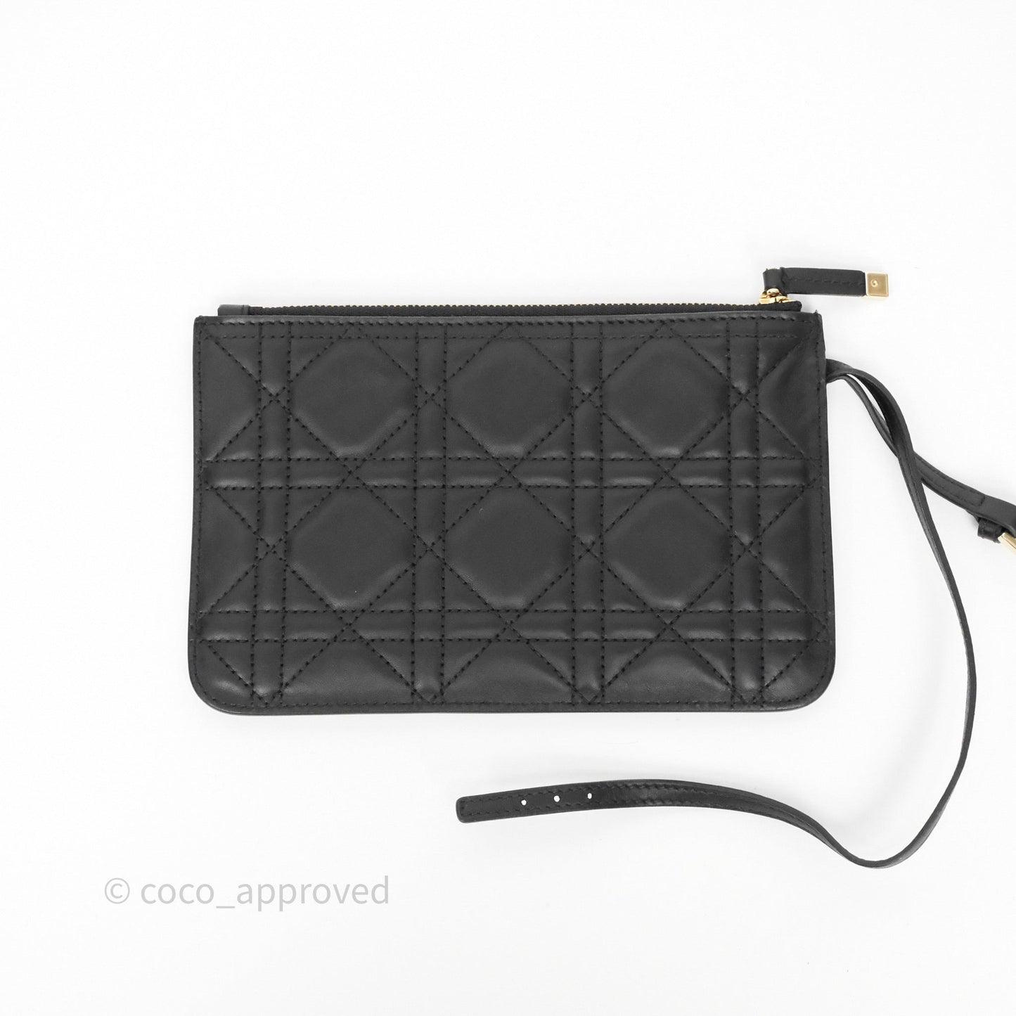 Christian Dior Medium Dior Toujours Bag Black Macrocannage Calfskin