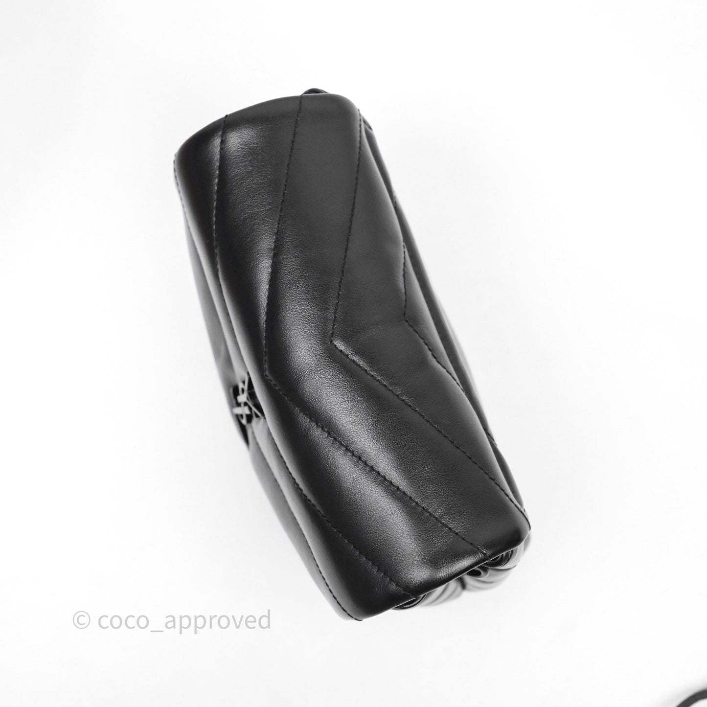 Saint Laurent Loulou Toy Quilted Leather Shoulder Bag Black