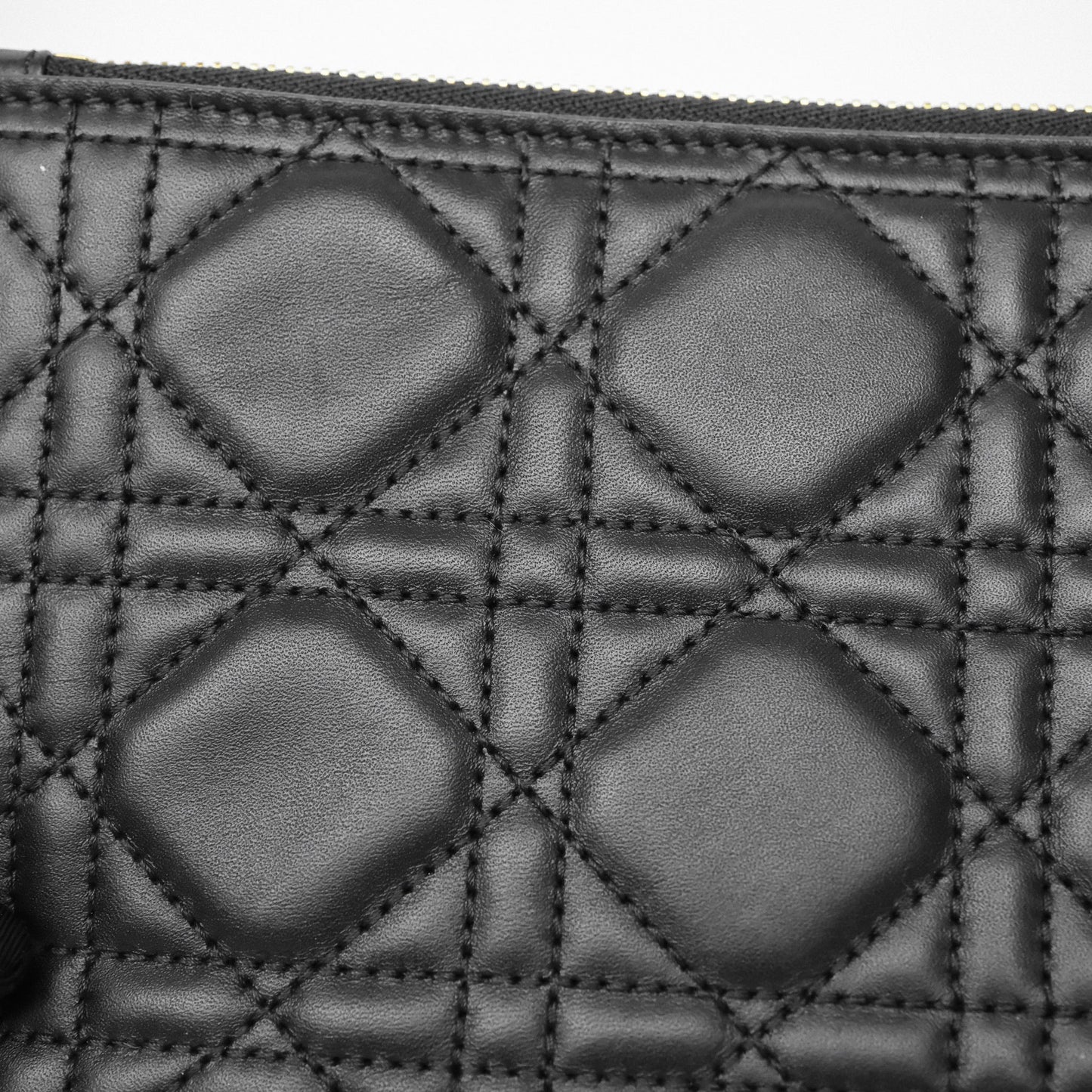 Christian Dior Medium Dior Toujours Bag Black Macrocannage Calfskin