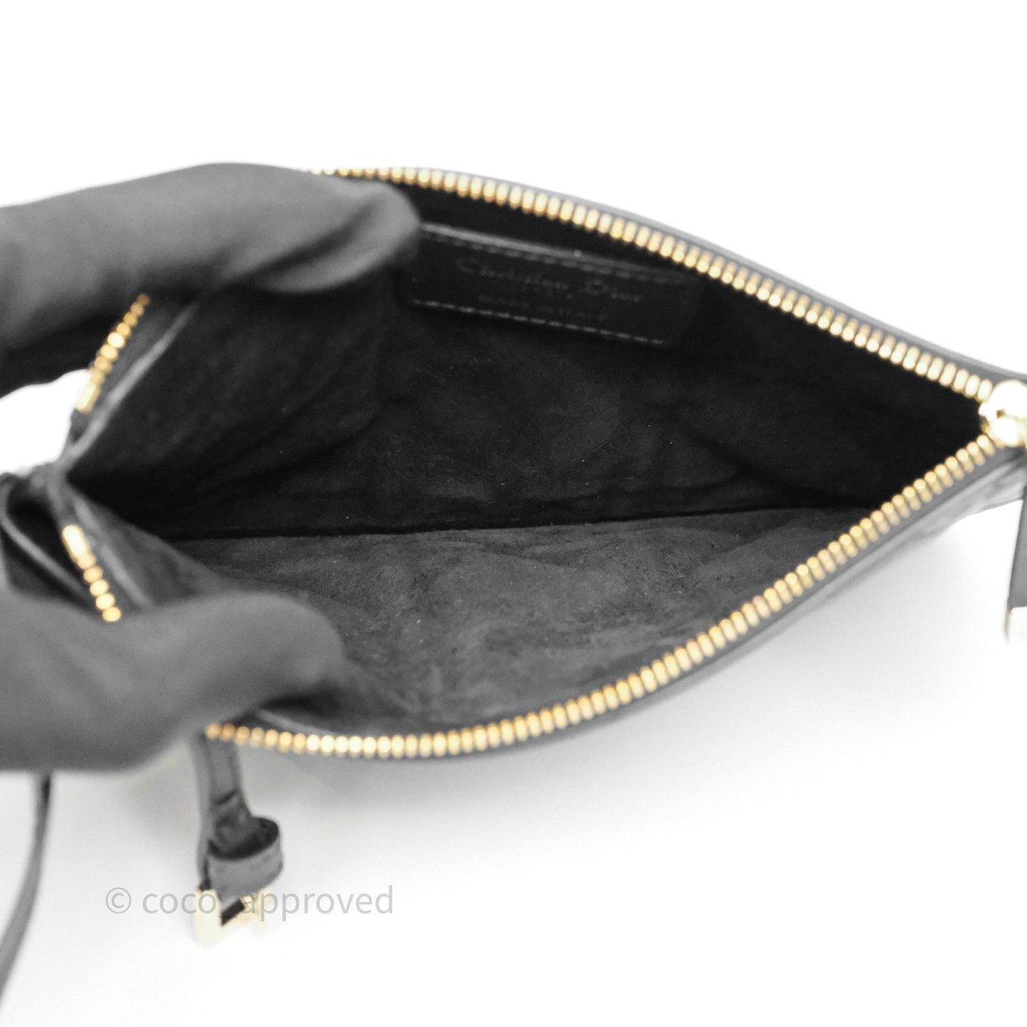 Christian Dior Medium Dior Toujours Bag Black Macrocannage Calfskin