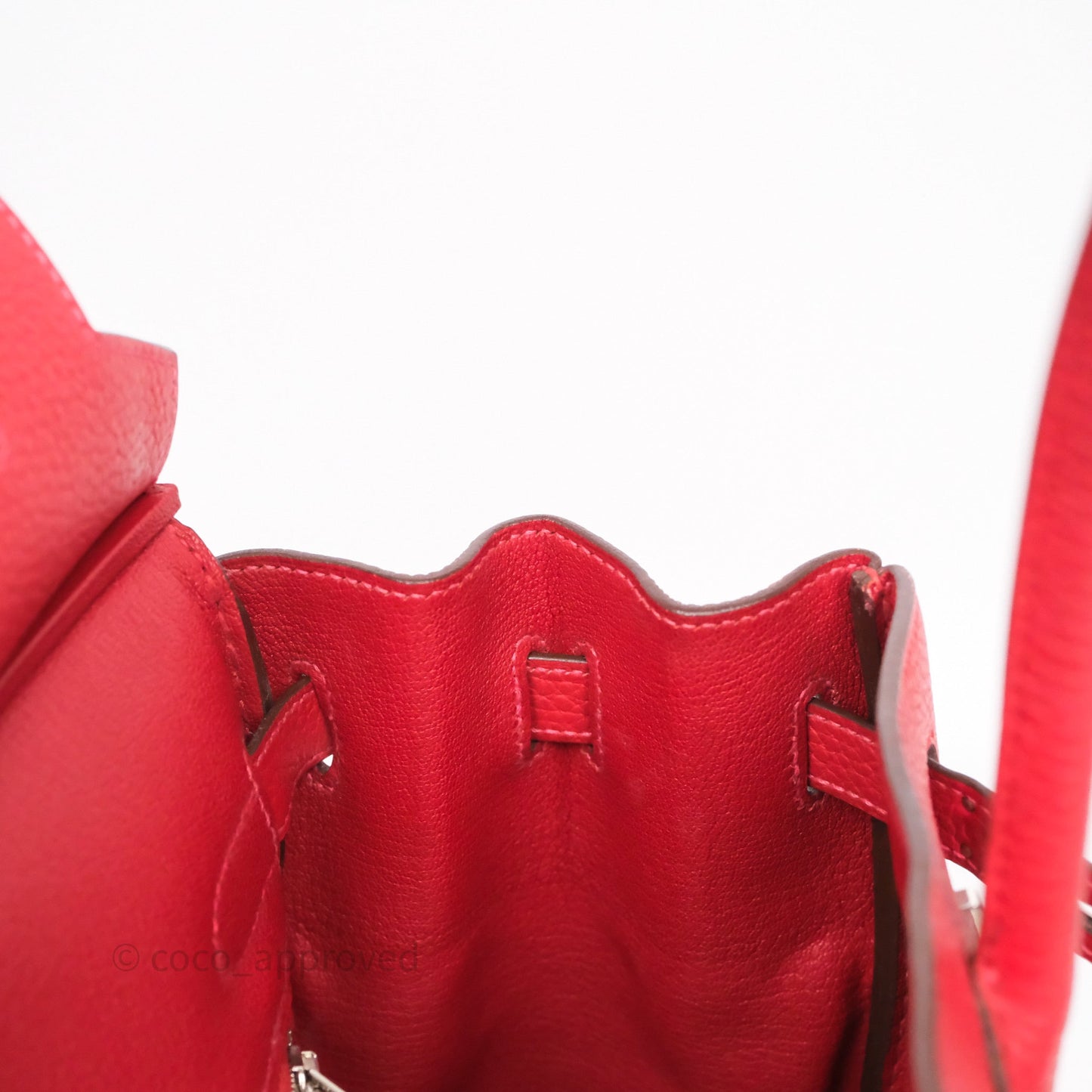Hermès Birkin 30 Rouge Clemence Palladium Hardware