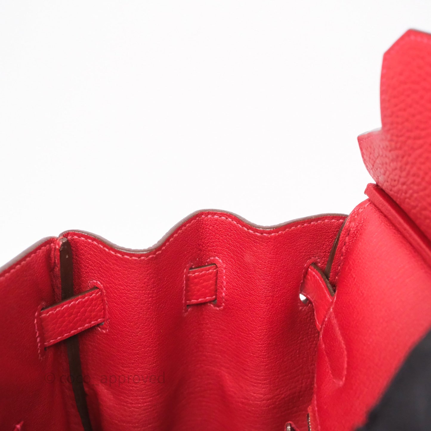 Hermès Birkin 30 Rouge Clemence Palladium Hardware