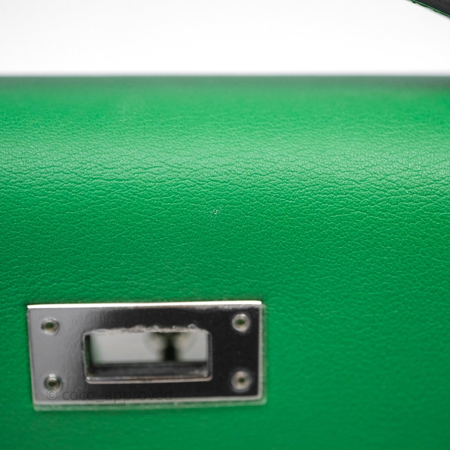 Hermes Kelly Cut Bamboo Swift Palladium Hardware