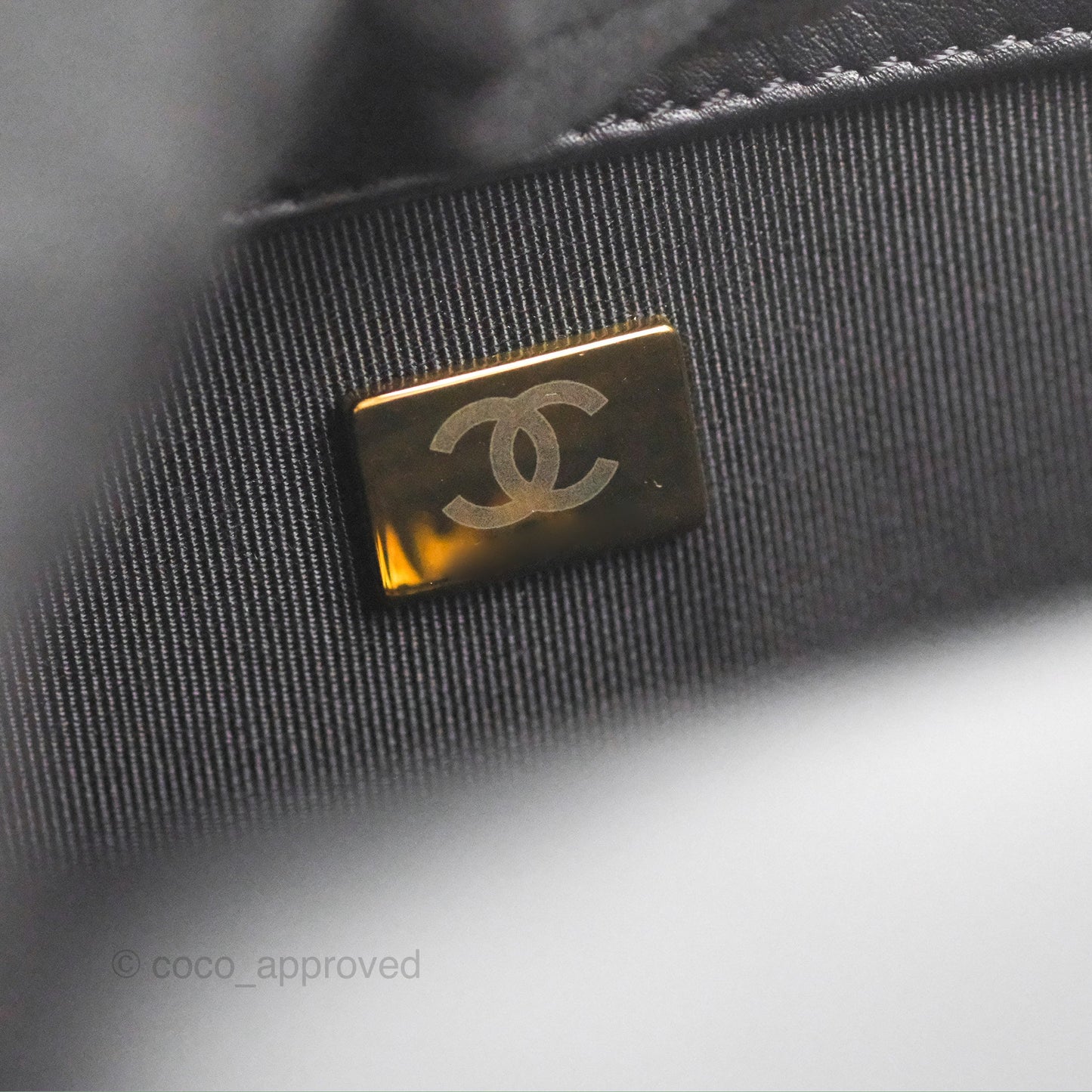 Chanel Small Boy Black Calfskin Gold Hardware