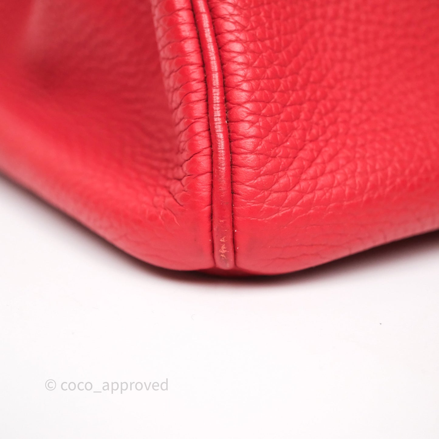 Hermès Birkin 30 Rouge Clemence Palladium Hardware