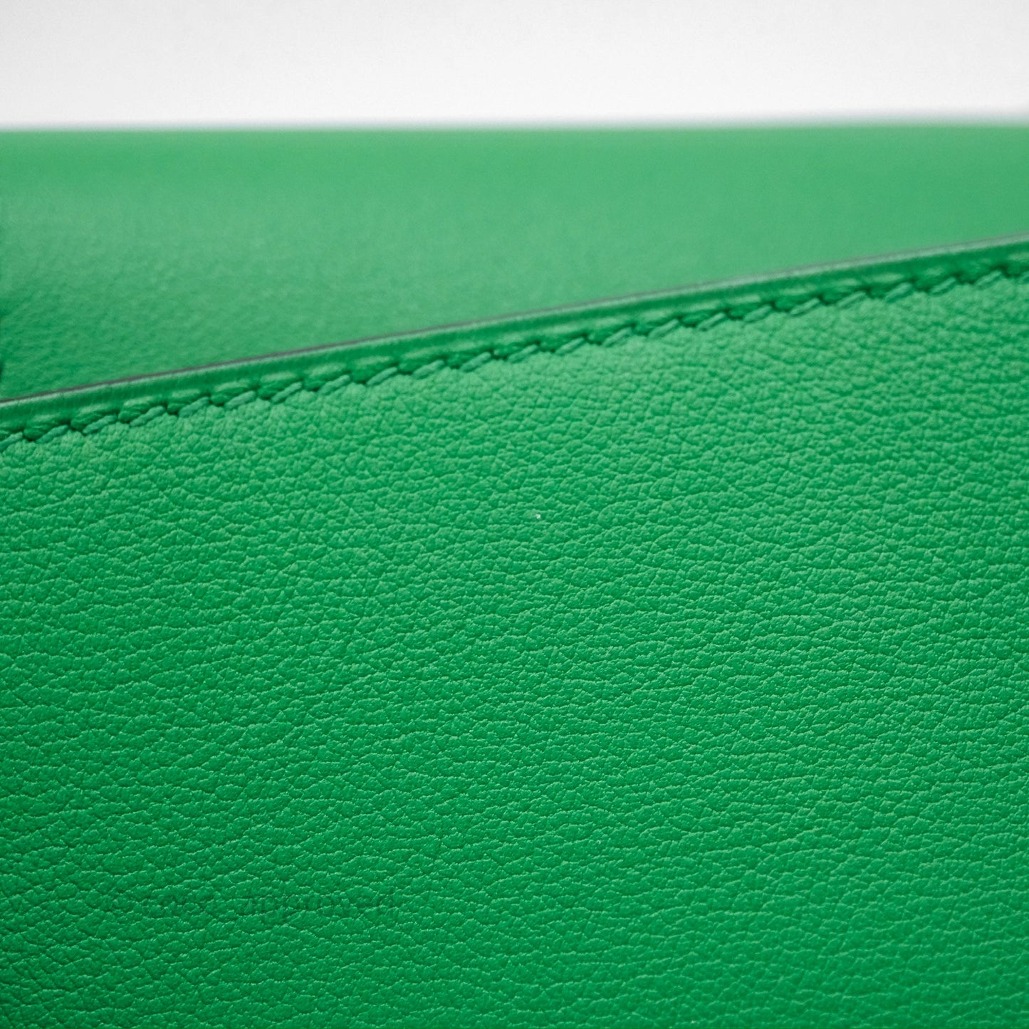 Hermes Kelly Cut Bamboo Swift Palladium Hardware