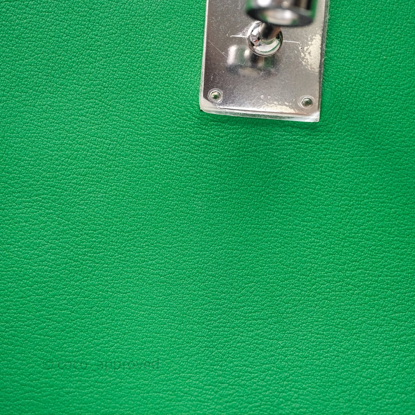 Hermes Kelly Cut Bamboo Swift Palladium Hardware