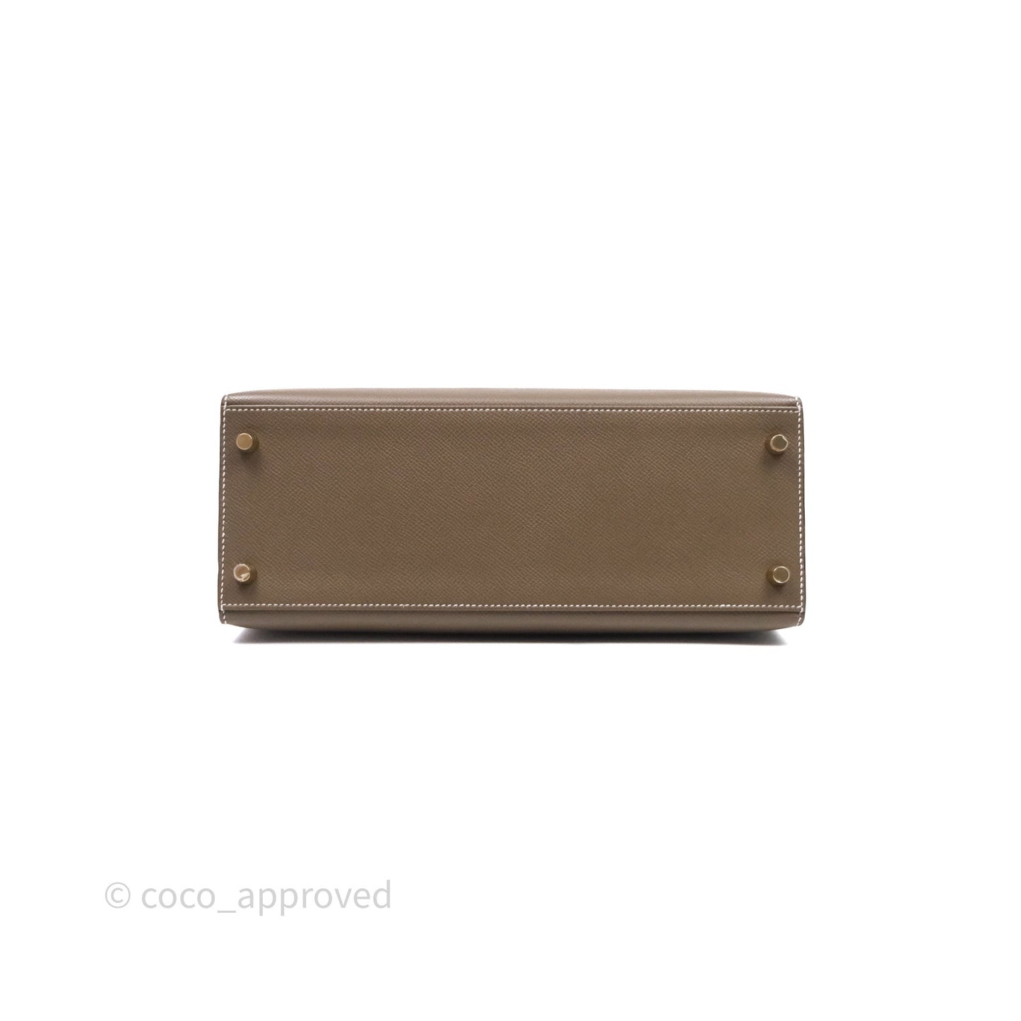 Hermes Kelly 28 Etoupe 18 Epsom Gold Hardware