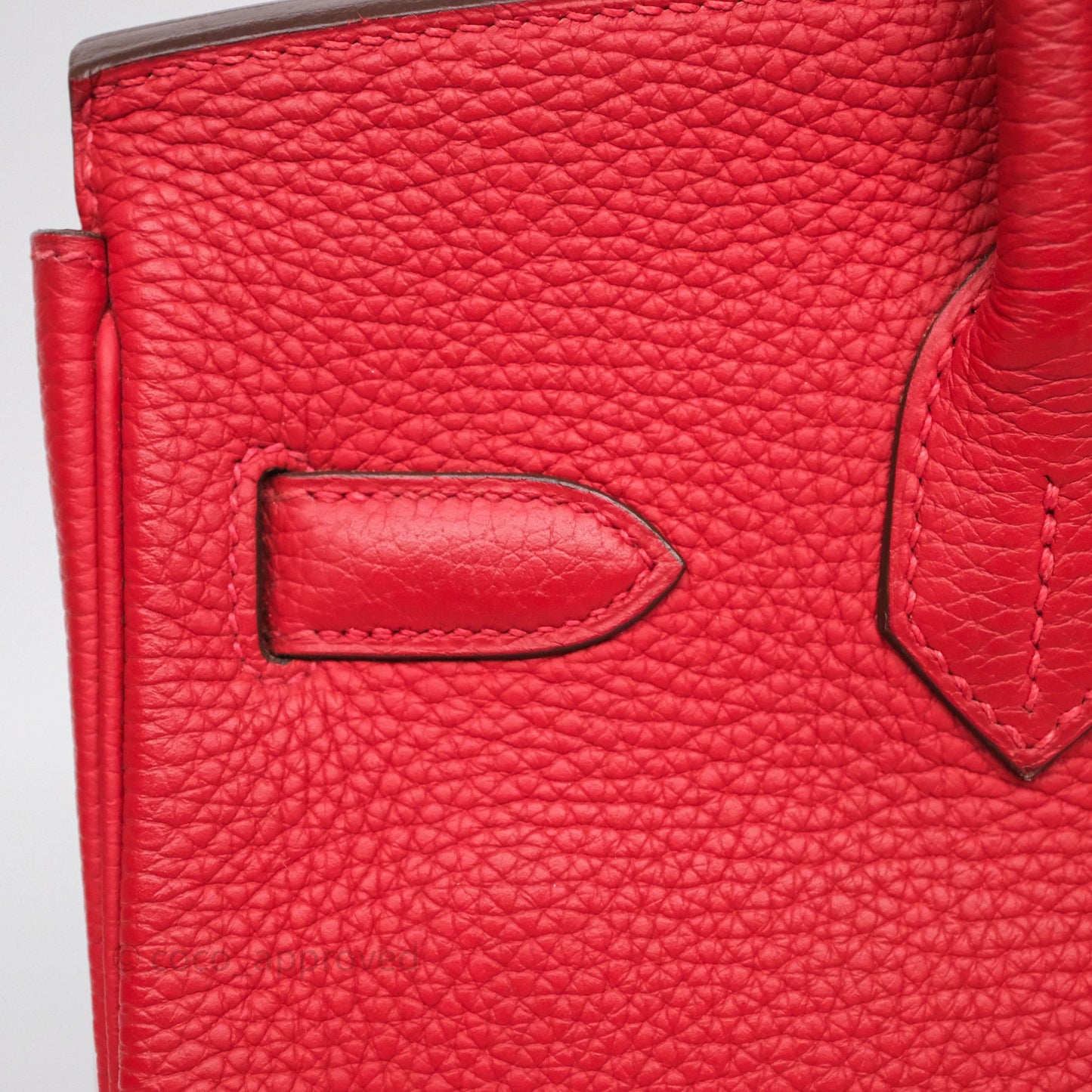 Hermès Birkin 30 Rouge Clemence Palladium Hardware