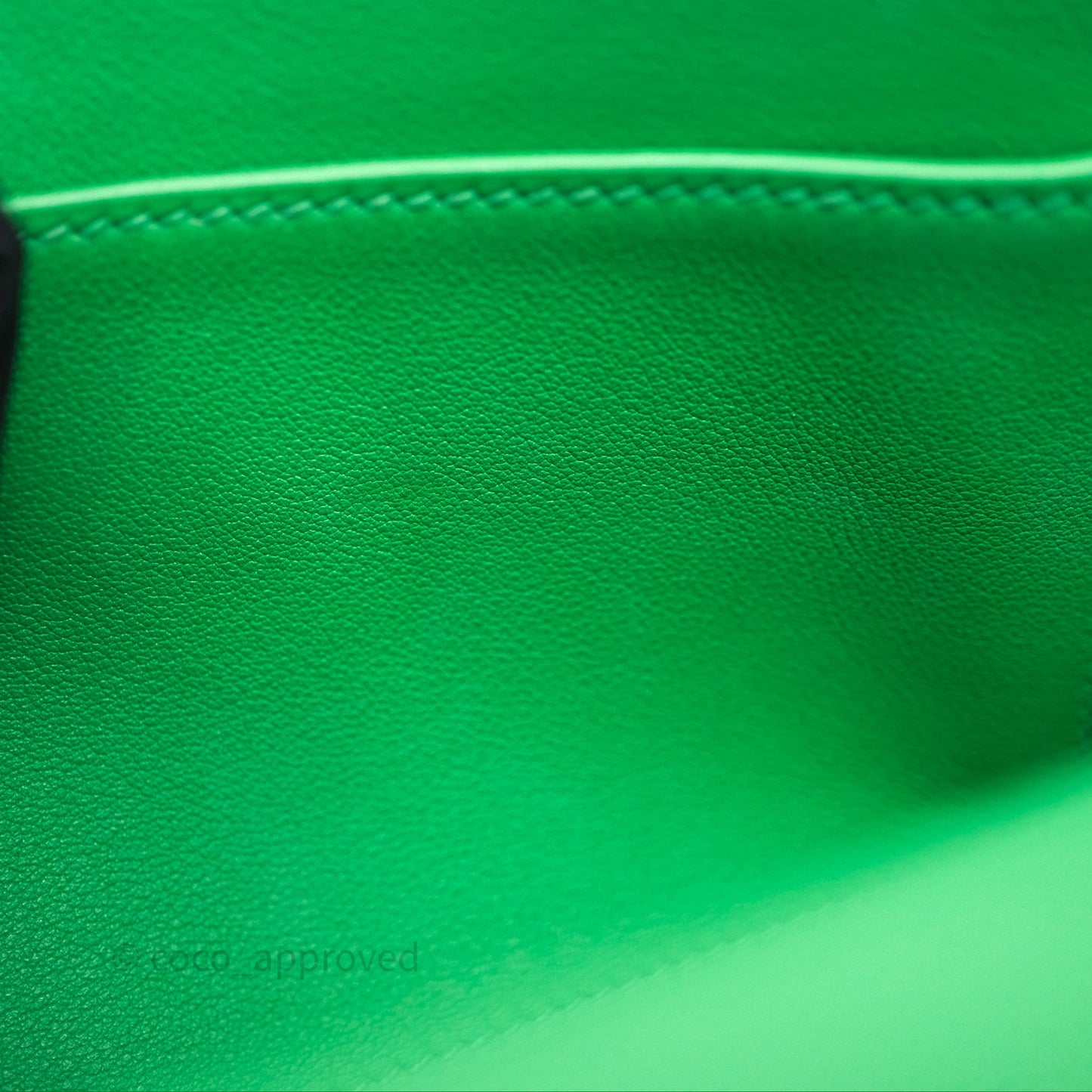 Hermes Kelly Cut Bamboo Swift Palladium Hardware