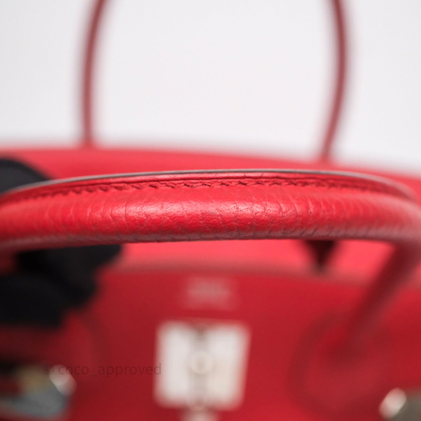 Hermès Birkin 30 Rouge Clemence Palladium Hardware