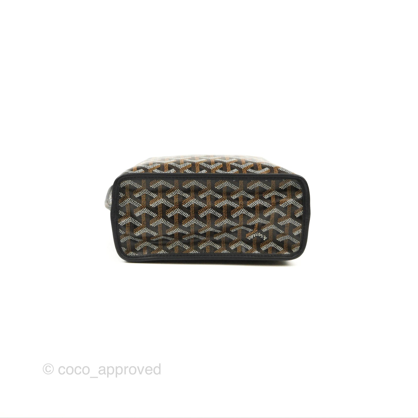 Goyard Anjou Mini Bag Goyardine Canvas Black