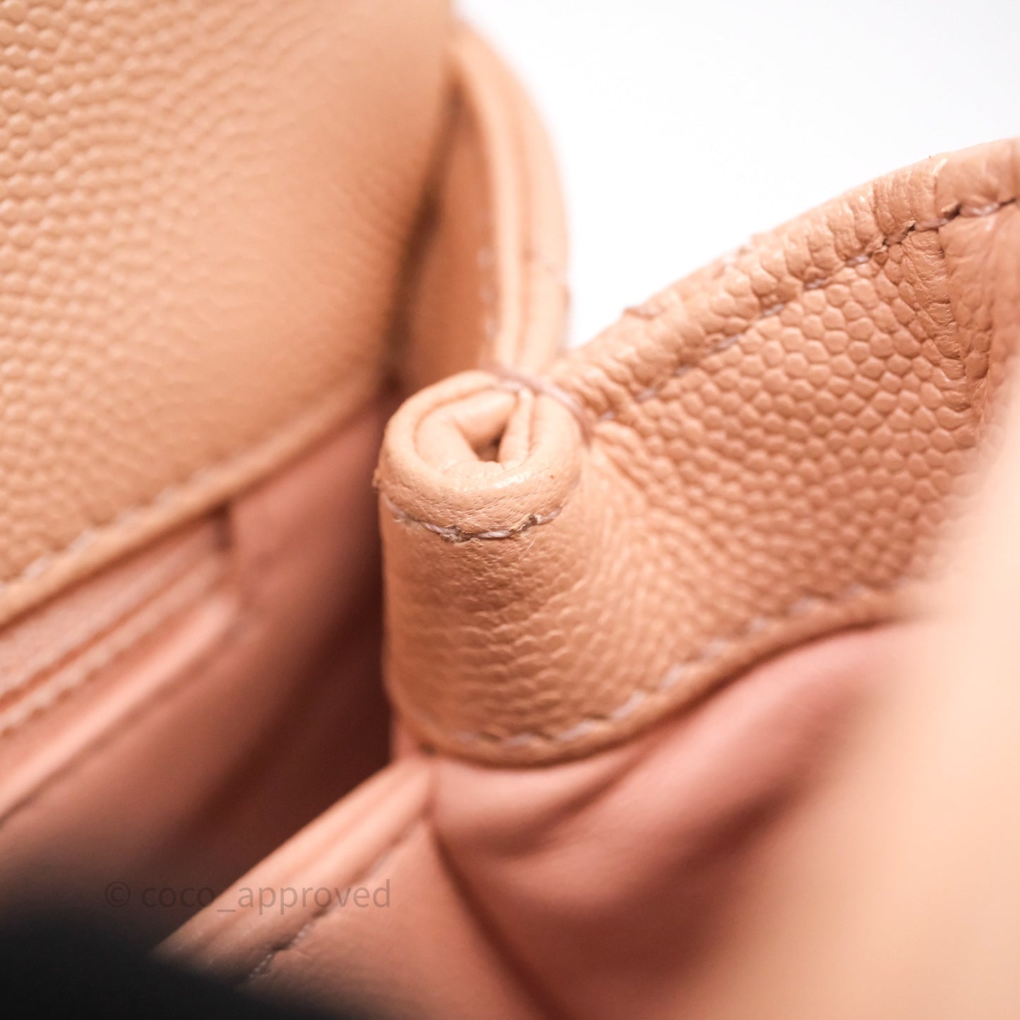 Chanel Small Coco Handle Quilted Pink Clair Caviar Gold Hardware