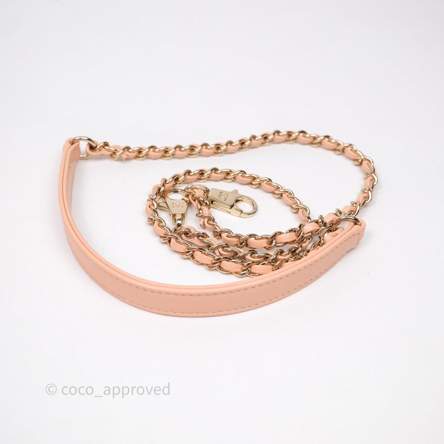 Chanel Small Coco Handle Quilted Pink Clair Caviar Gold Hardware