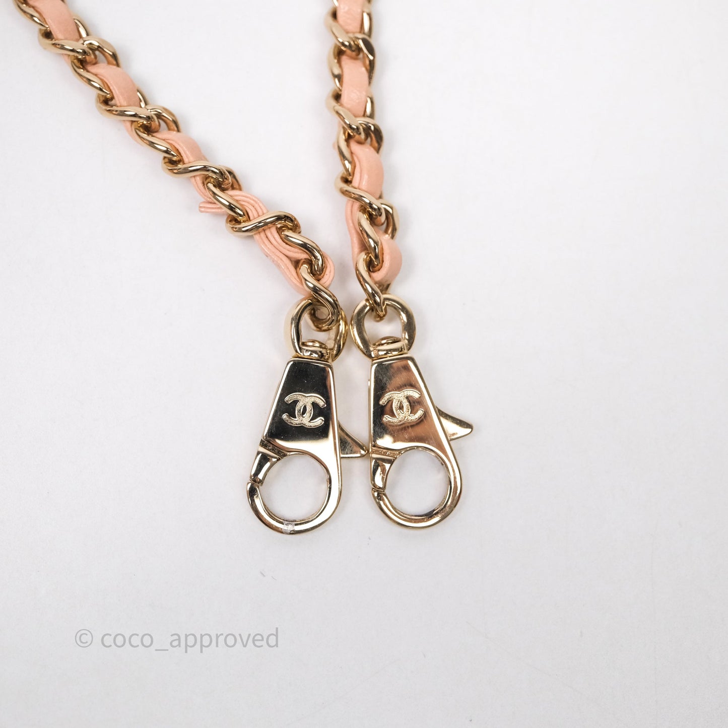 Chanel Small Coco Handle Quilted Pink Clair Caviar Gold Hardware
