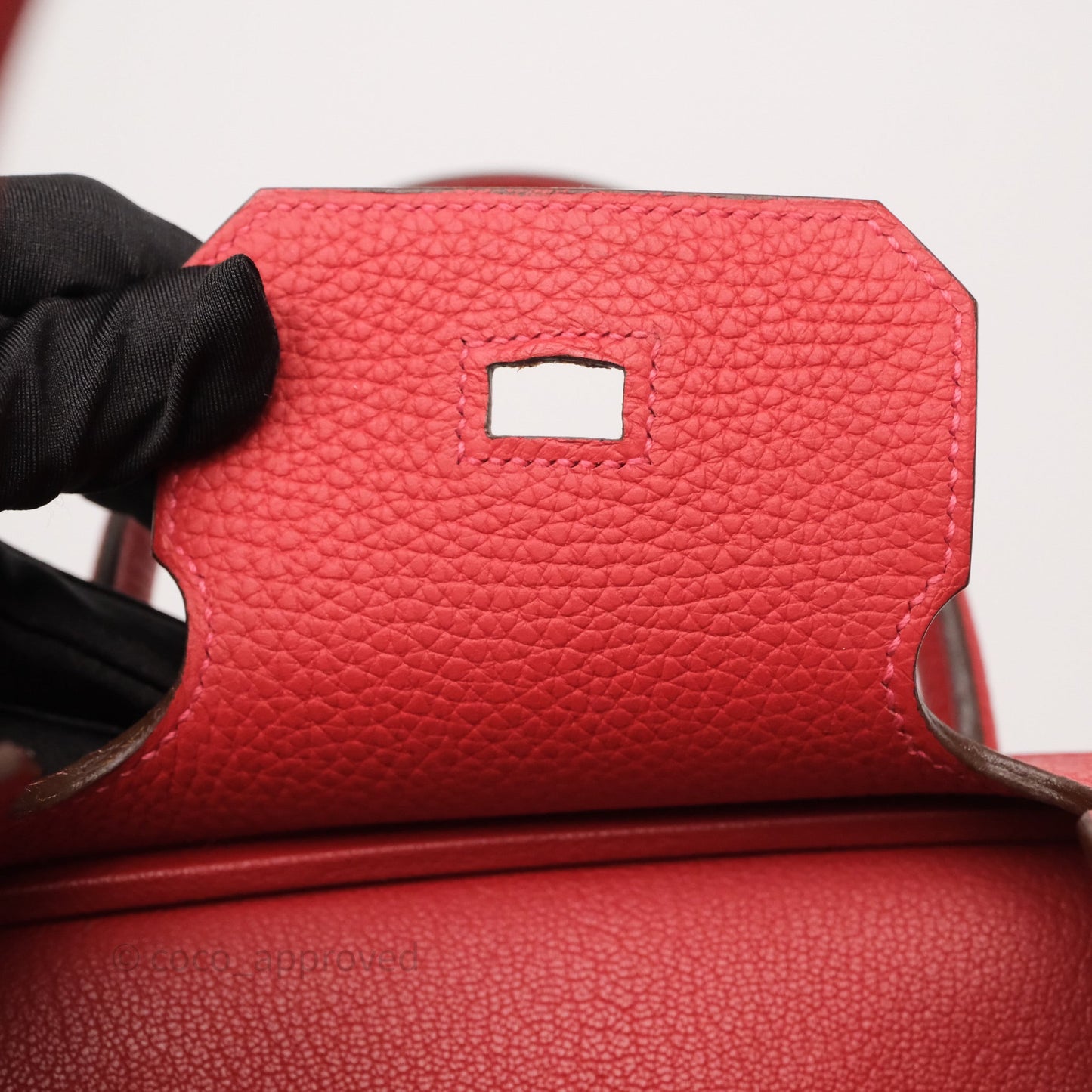 Hermès Birkin 30 Rouge Clemence Palladium Hardware