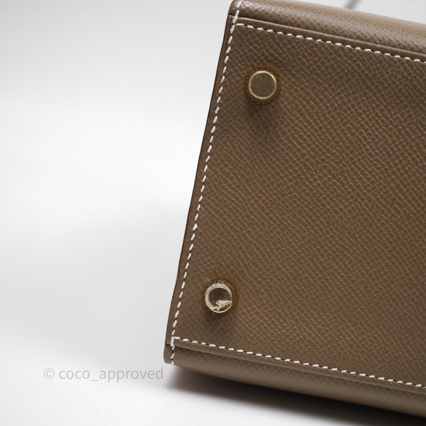 Hermes Kelly 28 Etoupe 18 Epsom Gold Hardware
