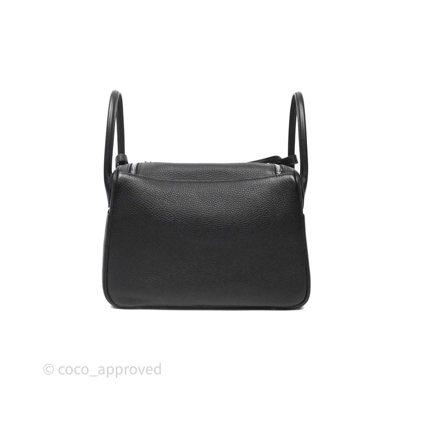 Hermès Lindy 30 Black Noir 89 Clemence Palladium Hardware