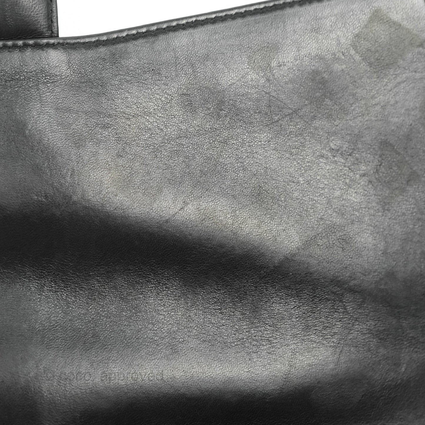 Chanel Quilted Maxi Single Flap Black Patent Silver Hardware