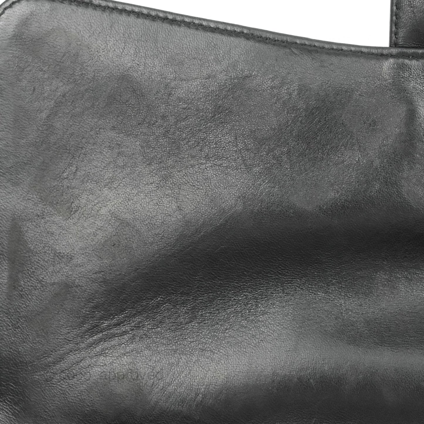 Chanel Quilted Maxi Single Flap Black Patent Silver Hardware