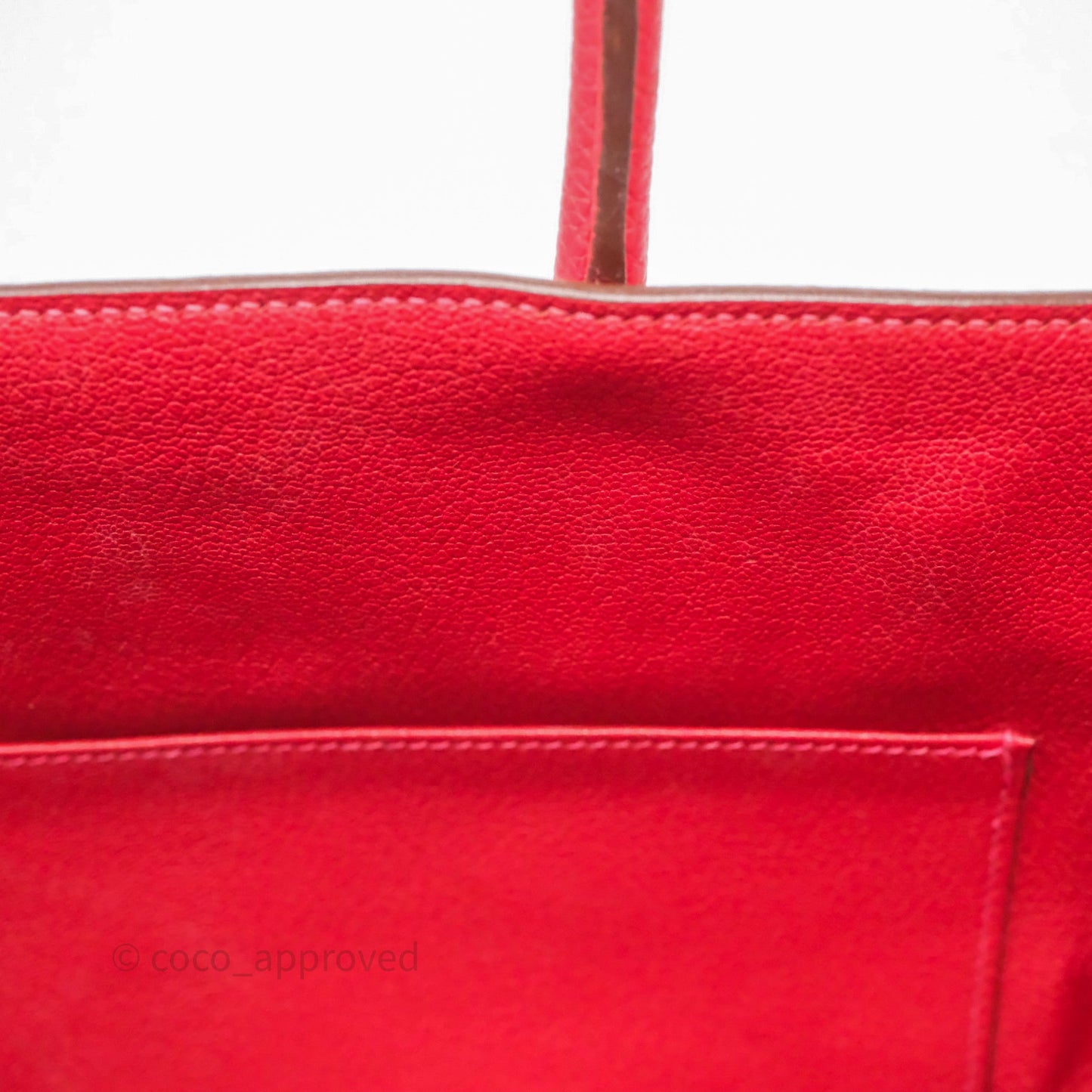 Hermès Birkin 30 Rouge Clemence Palladium Hardware