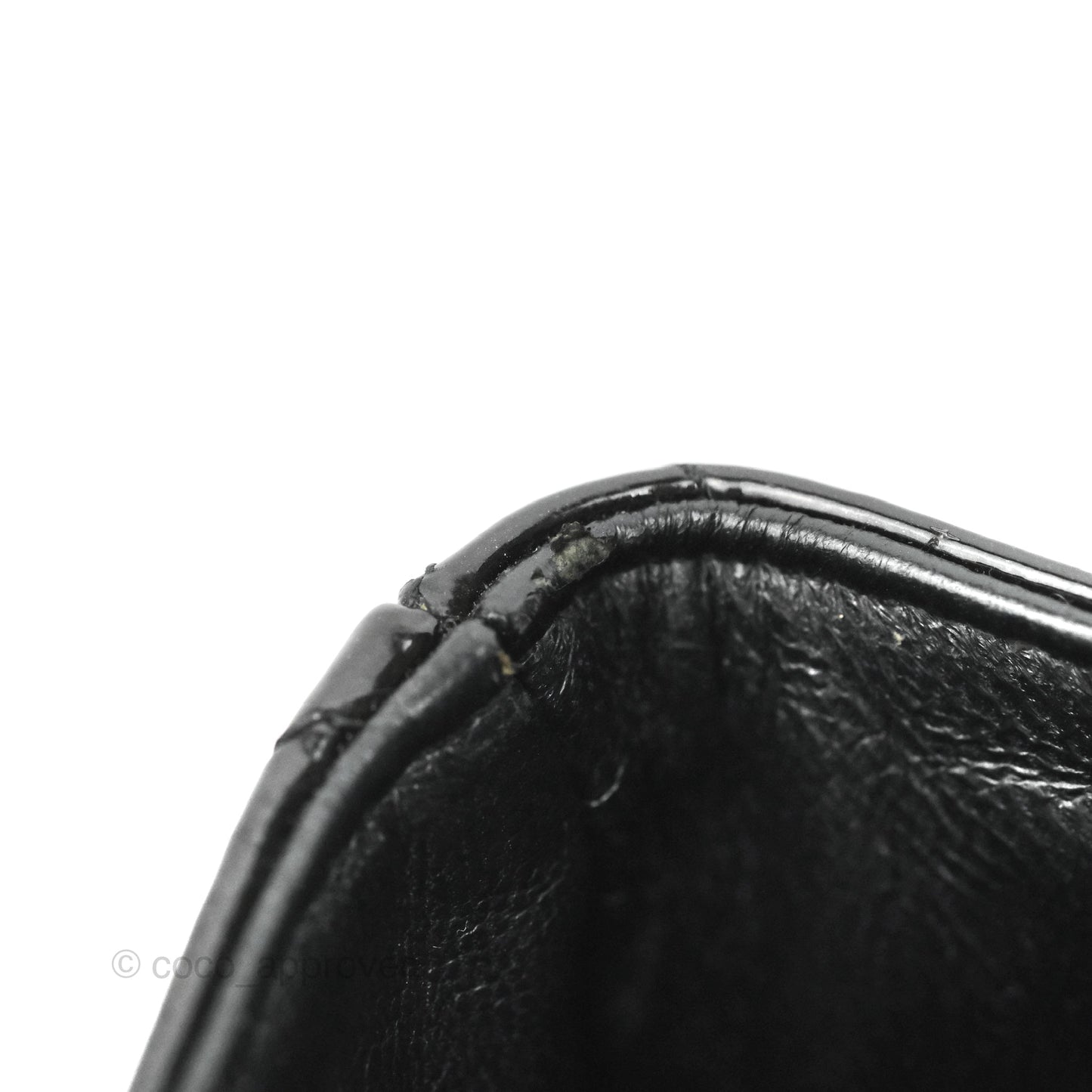 Chanel Quilted Maxi Single Flap Black Patent Silver Hardware