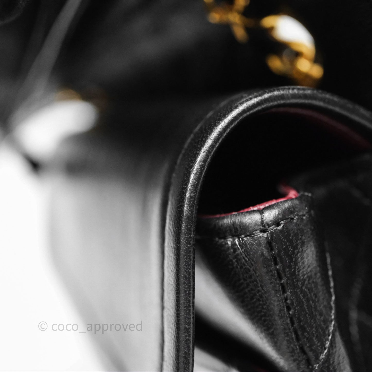 Chanel Classic Vintage Double Flap M/L Black Lambskin 24K Gold Hardware