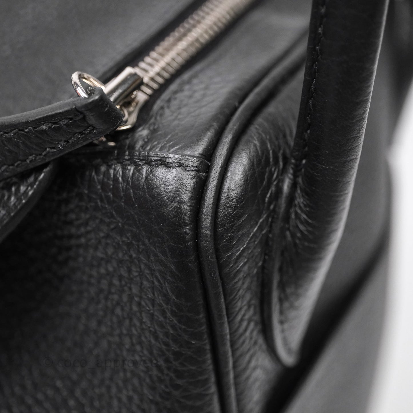 Hermès Lindy 30 Black Noir 89 Clemence Palladium Hardware