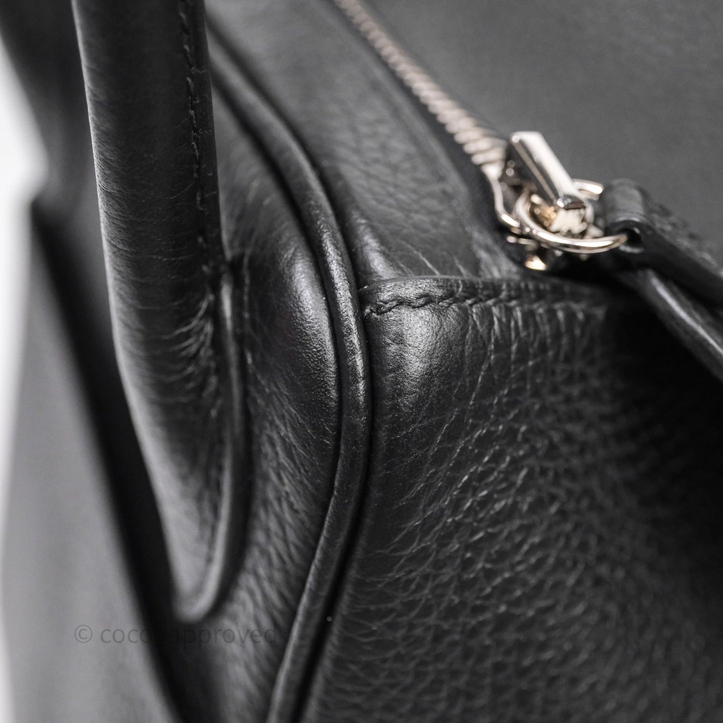 Hermès Lindy 30 Black Noir 89 Clemence Palladium Hardware