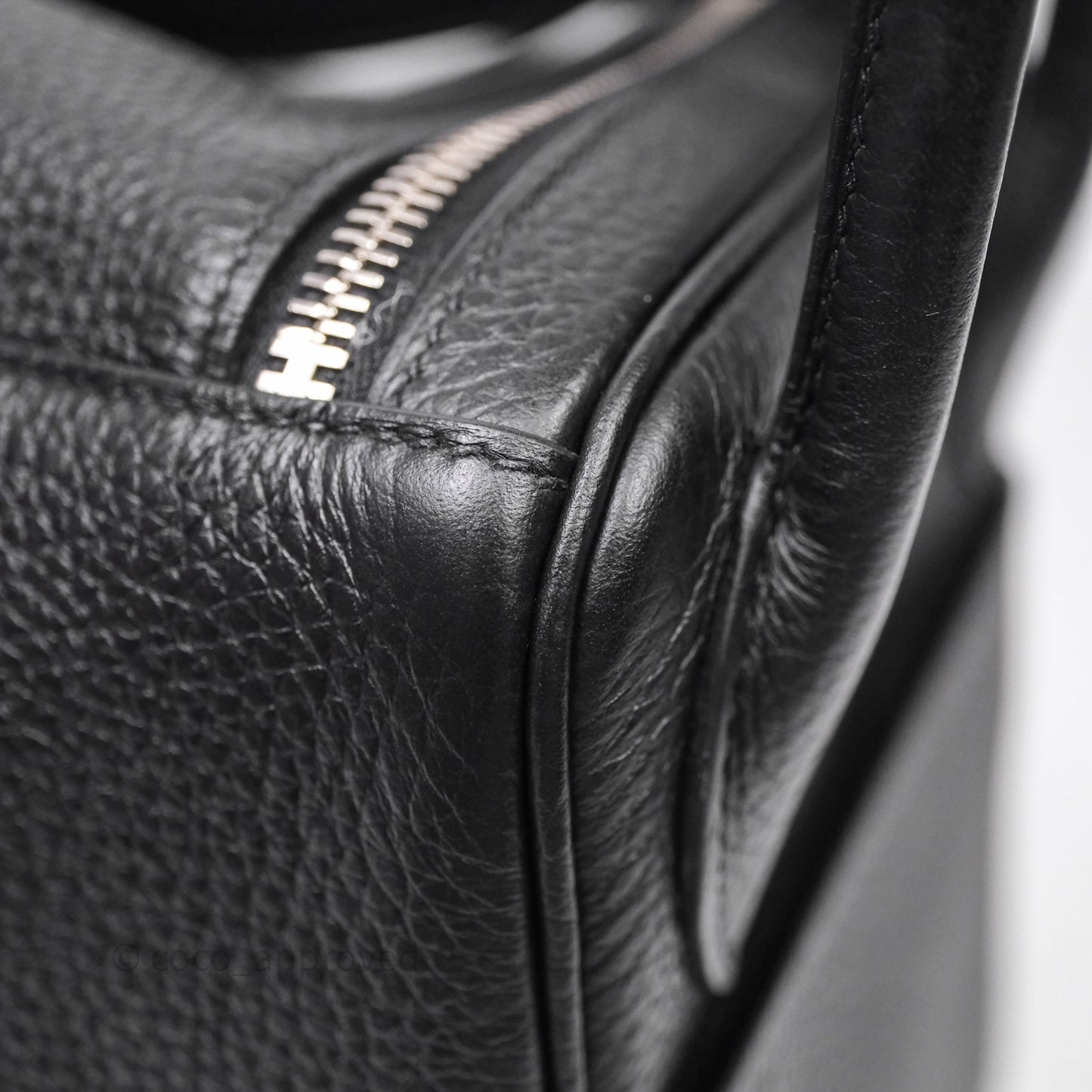 Hermès Lindy 30 Black Noir 89 Clemence Palladium Hardware