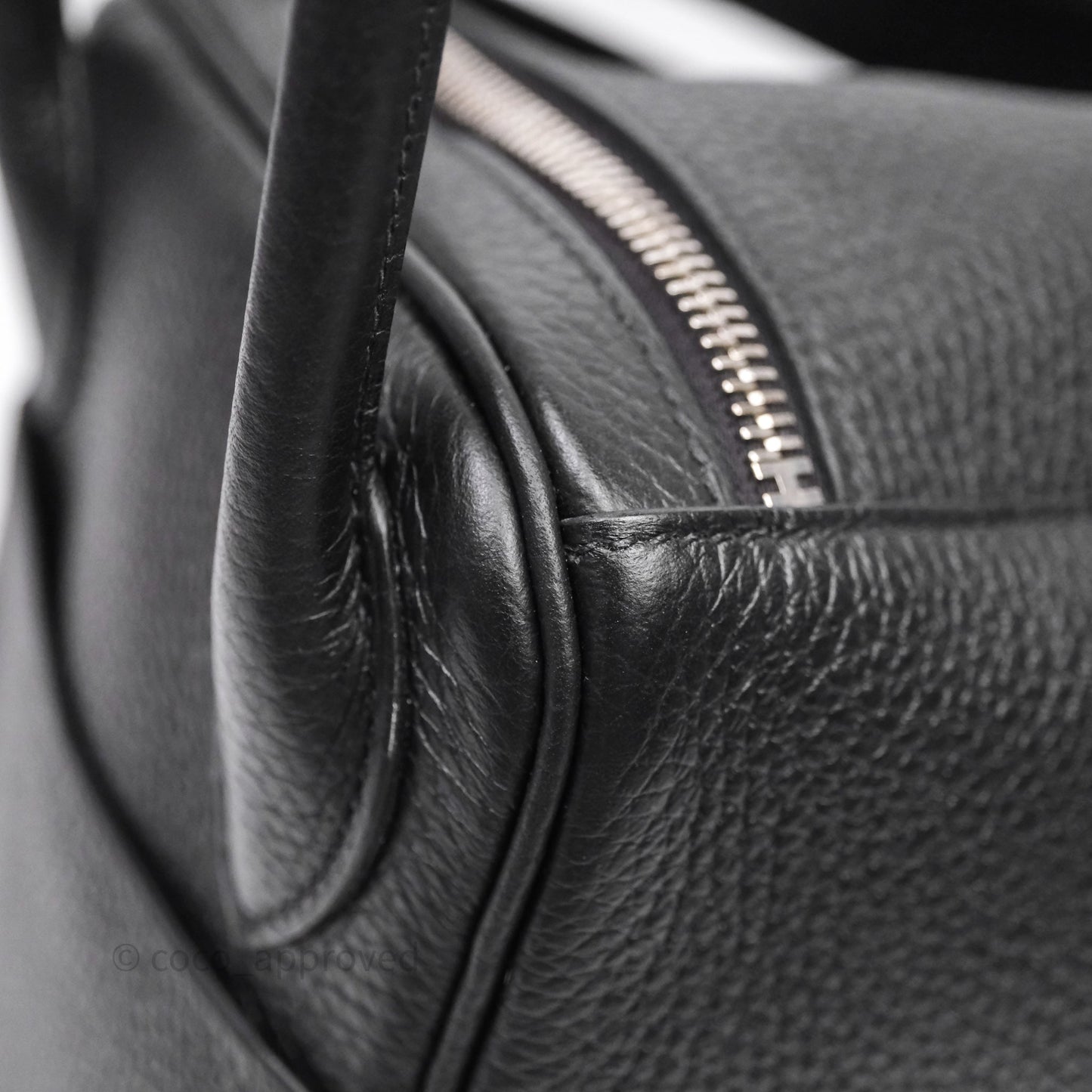 Hermès Lindy 30 Black Noir 89 Clemence Palladium Hardware
