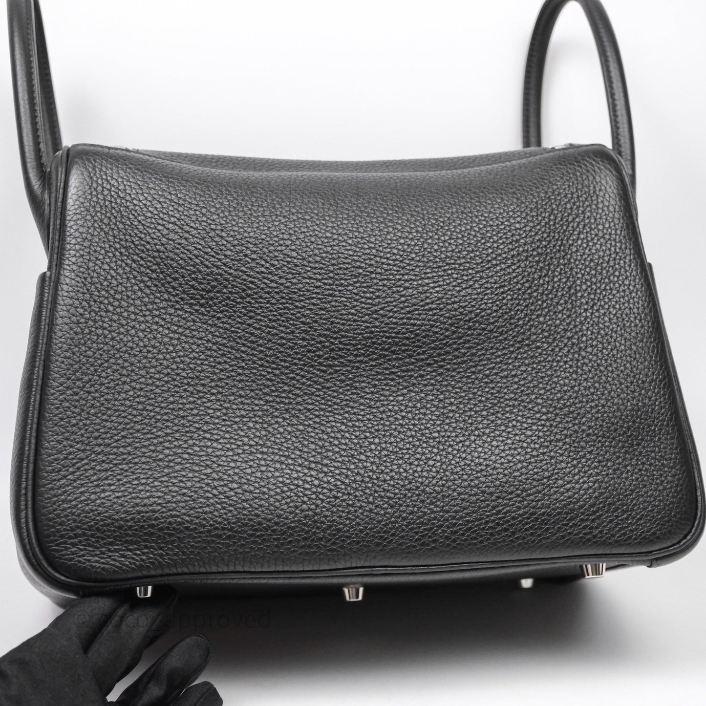 Hermès Lindy 30 Black Noir 89 Clemence Palladium Hardware