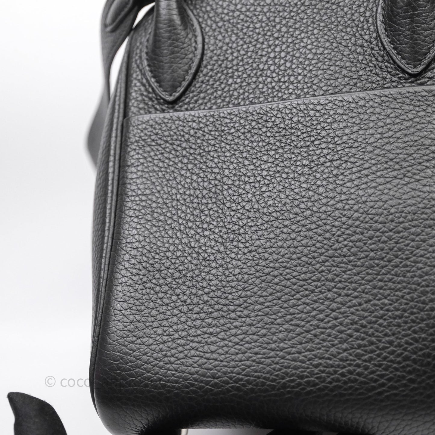 Hermès Lindy 30 Black Noir 89 Clemence Palladium Hardware