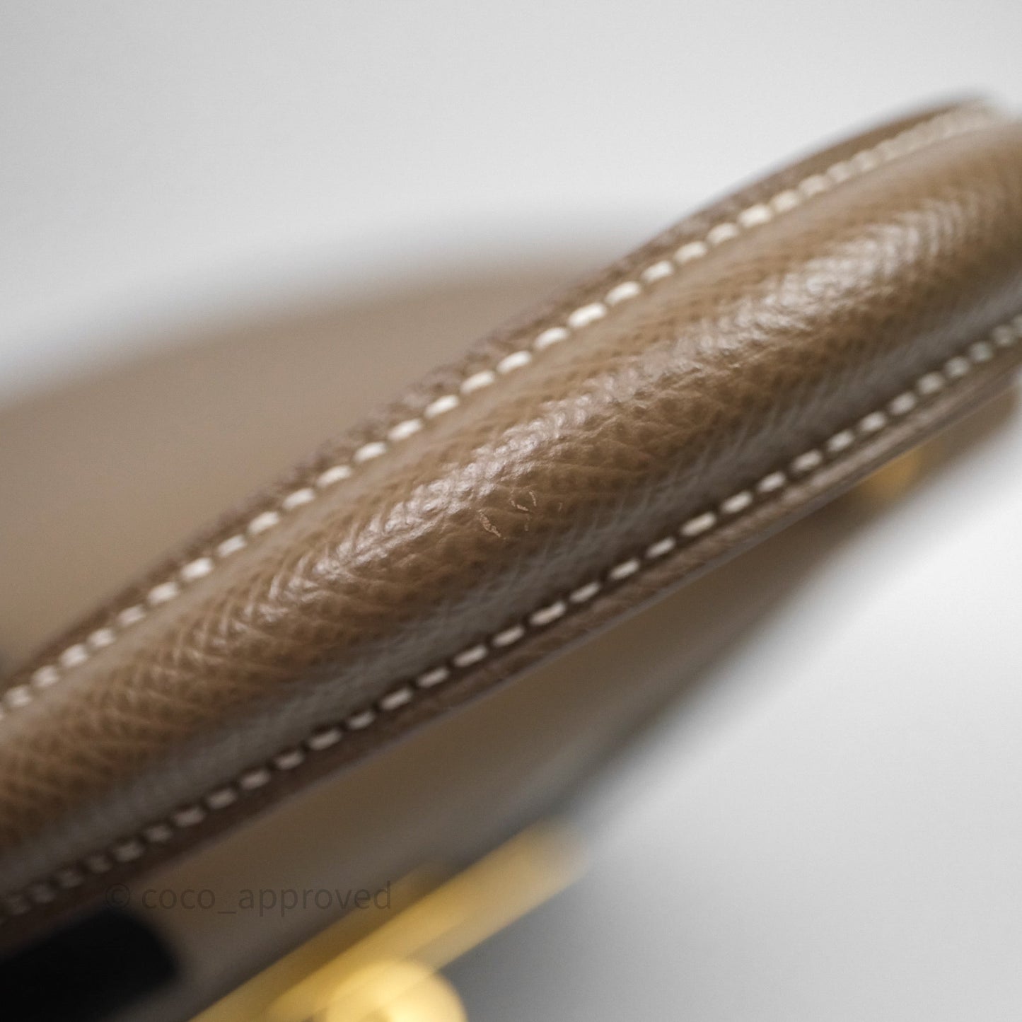Hermes Kelly 28 Etoupe 18 Epsom Gold Hardware