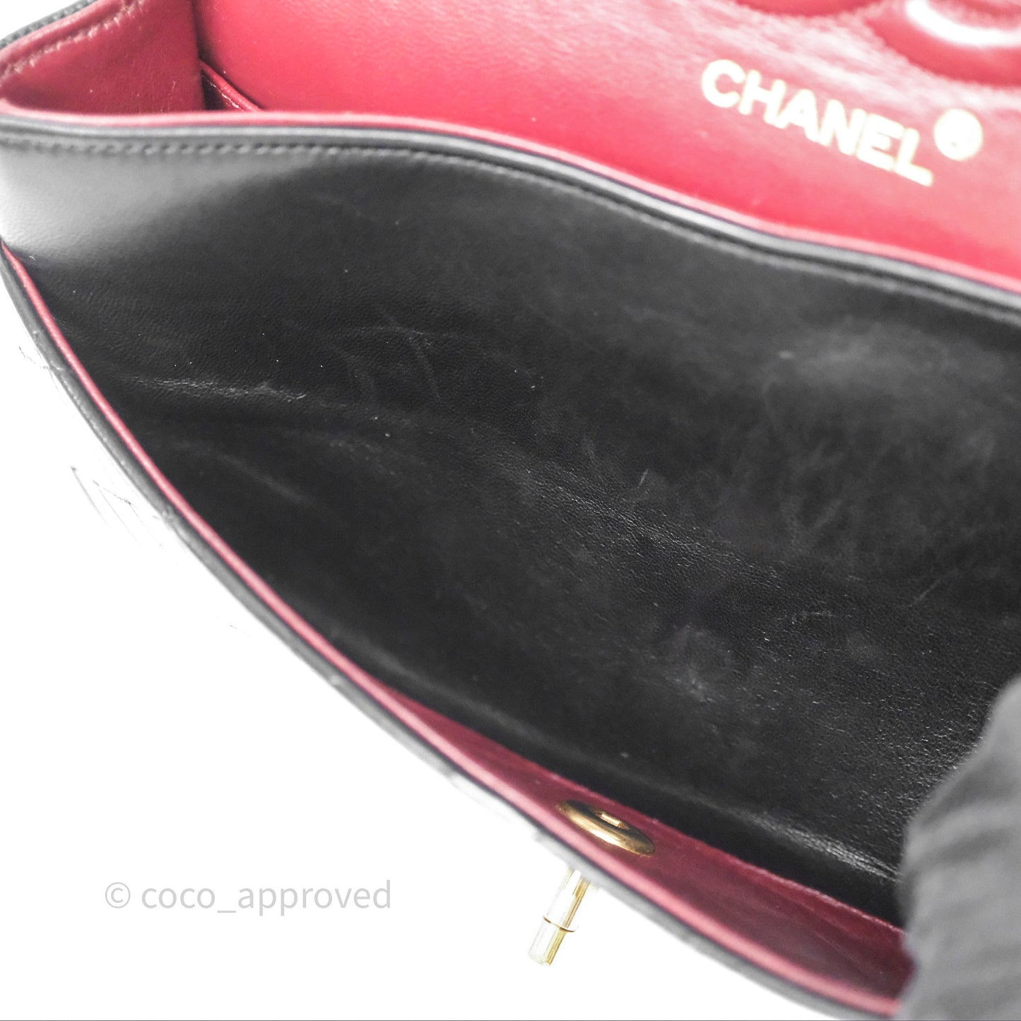 Chanel Classic Vintage Double Flap M/L Black Lambskin 24K Gold Hardware