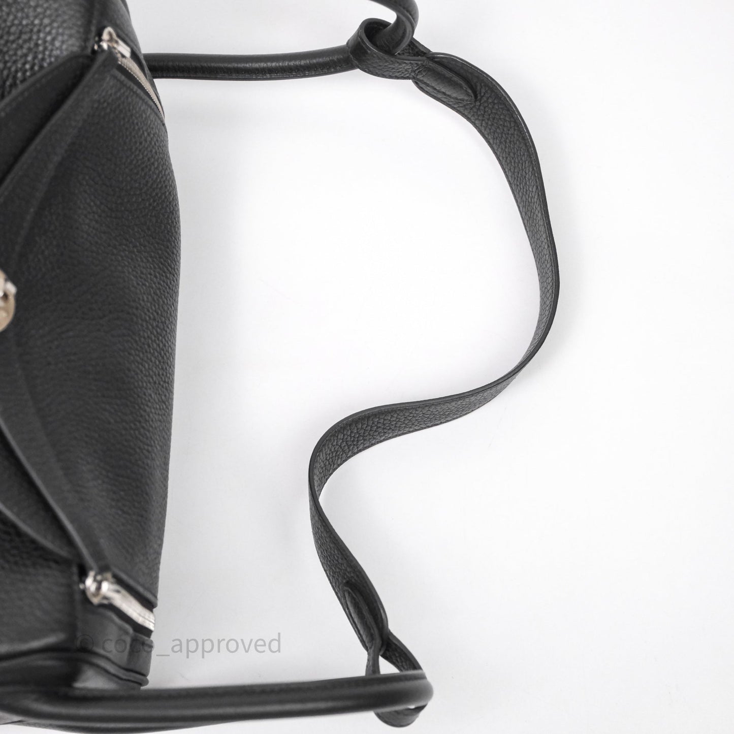 Hermès Lindy 30 Black Noir 89 Clemence Palladium Hardware