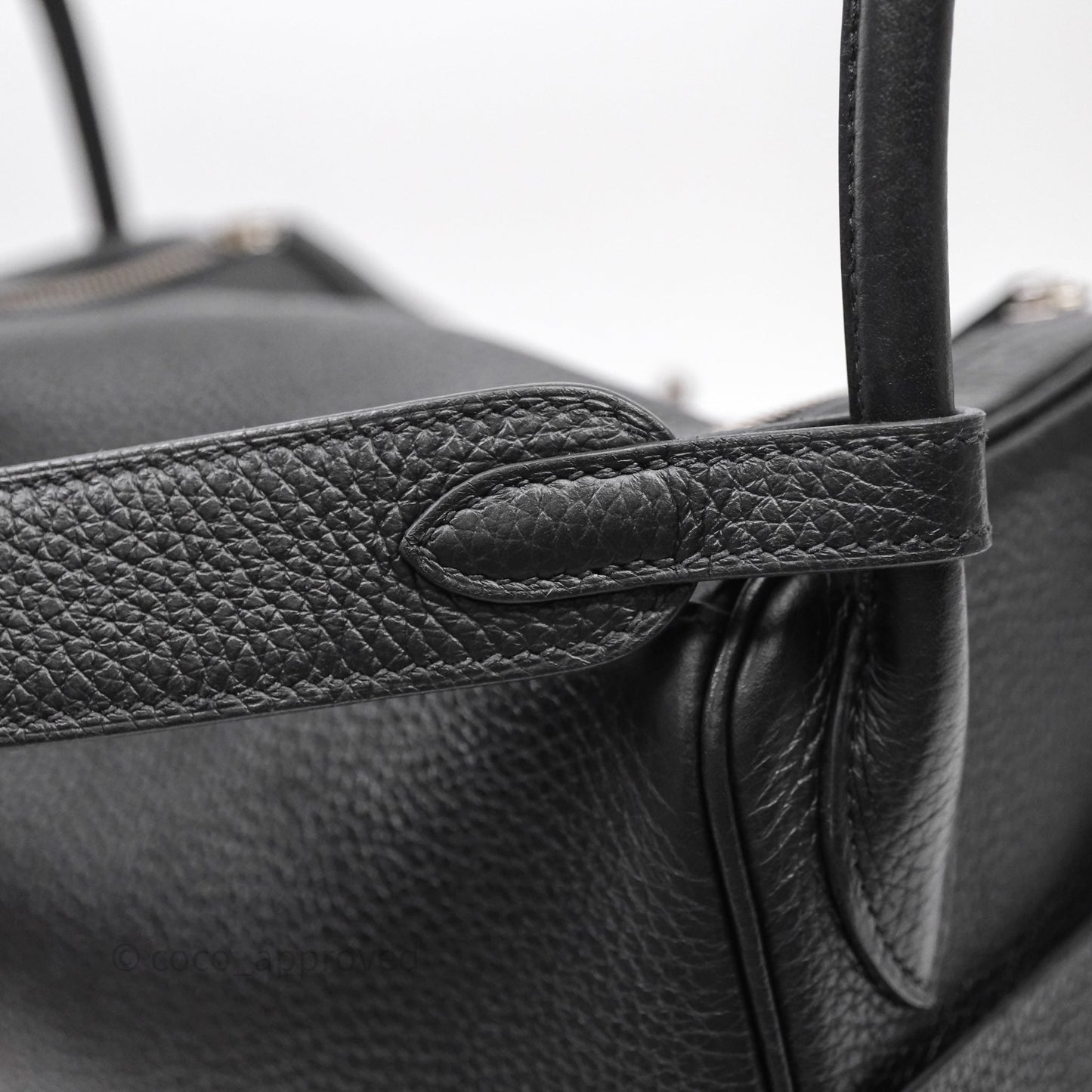 Hermès Lindy 30 Black Noir 89 Clemence Palladium Hardware