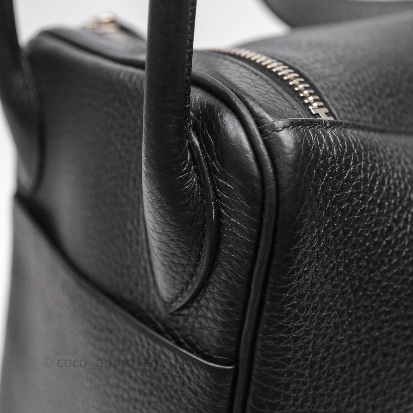 Hermès Lindy 30 Black Noir 89 Clemence Palladium Hardware