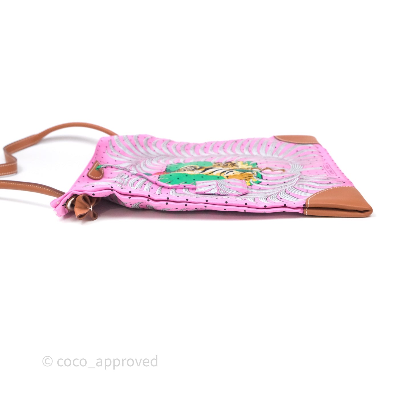 Hermès Silk City Bag Tiger Royal Pink