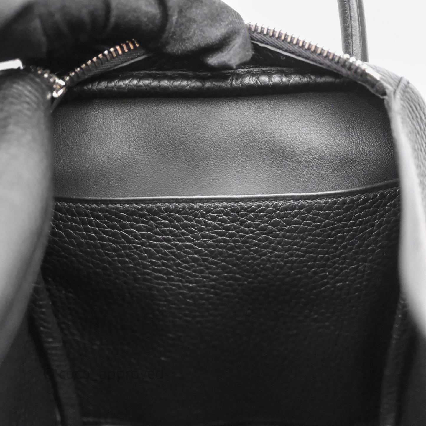Hermès Lindy 30 Black Noir 89 Clemence Palladium Hardware